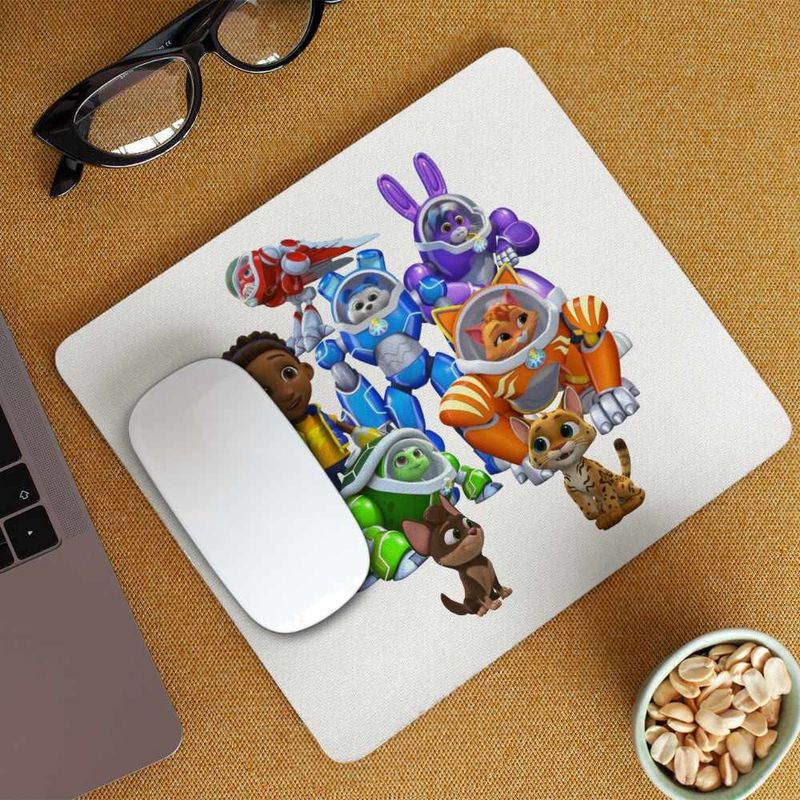 PC, gaming si accesorii - Periferice PC - Mousepad - Mousepad Robogobo All Team Roboti CoolTrend, 21x19cm - Infinity.ro