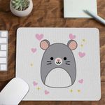 PC, gaming si accesorii - Periferice PC - Mousepad - Mousepad Squishmallows Soricel Mouse CoolTrend, 21x19cm - Infinity.ro