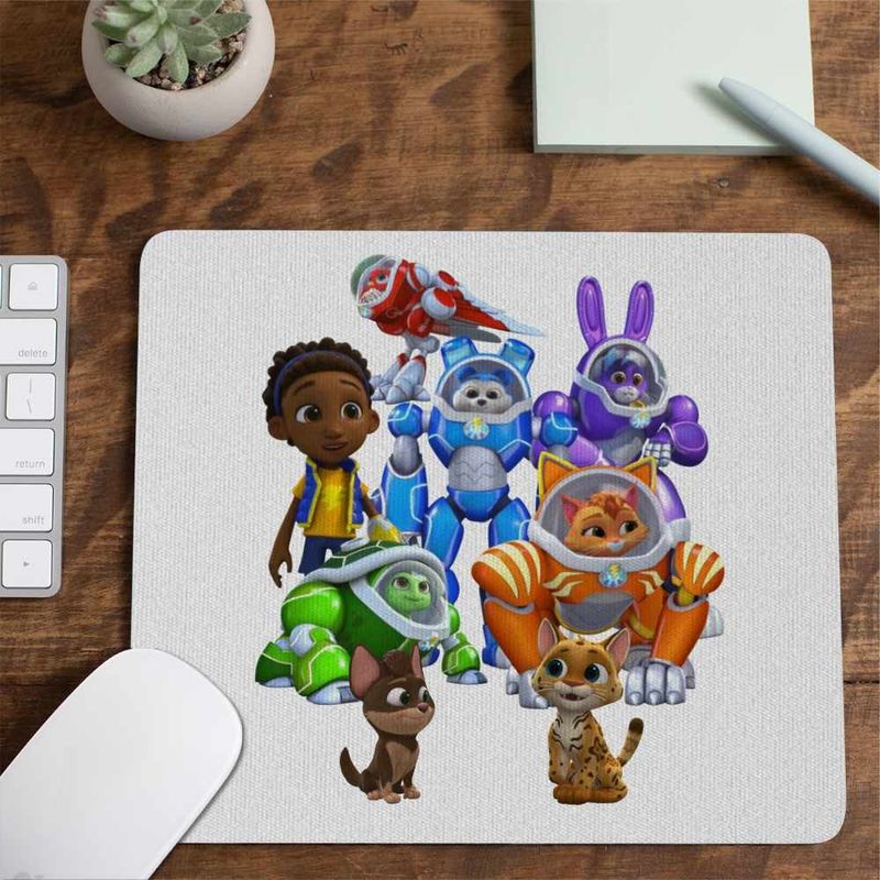 PC, gaming si accesorii - Periferice PC - Mousepad - Mousepad Robogobo All Team Roboti CoolTrend, 21x19cm - Infinity.ro