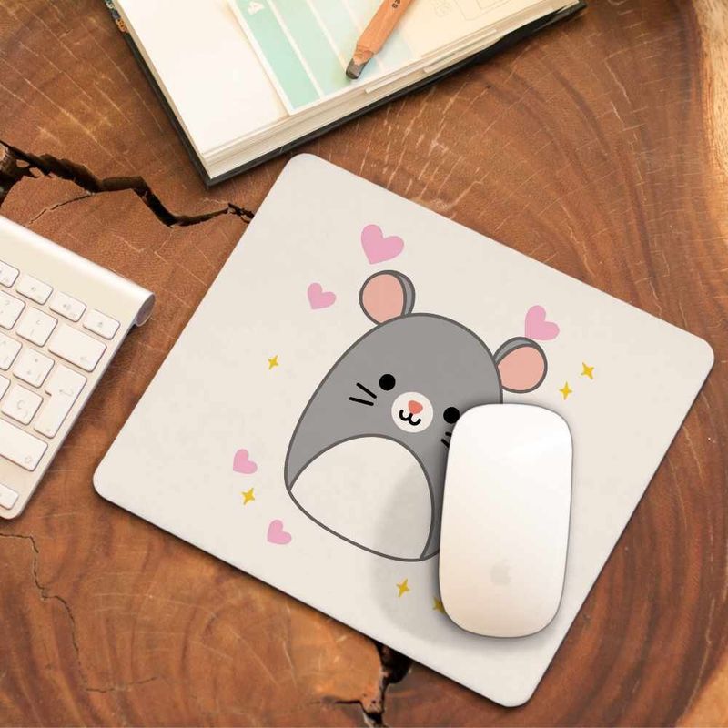 PC, gaming si accesorii - Periferice PC - Mousepad - Mousepad Squishmallows Soricel Mouse CoolTrend, 21x19cm - Infinity.ro