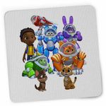 PC, gaming si accesorii - Periferice PC - Mousepad - Mousepad Robogobo All Team Roboti CoolTrend, 21x19cm - Infinity.ro