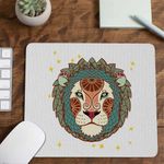 PC, gaming si accesorii - Periferice PC - Mousepad - Mousepad Leu Zodiac Horoscop Leo Mandala Astrologie CoolTrend, 21x19cm - Infinity.ro