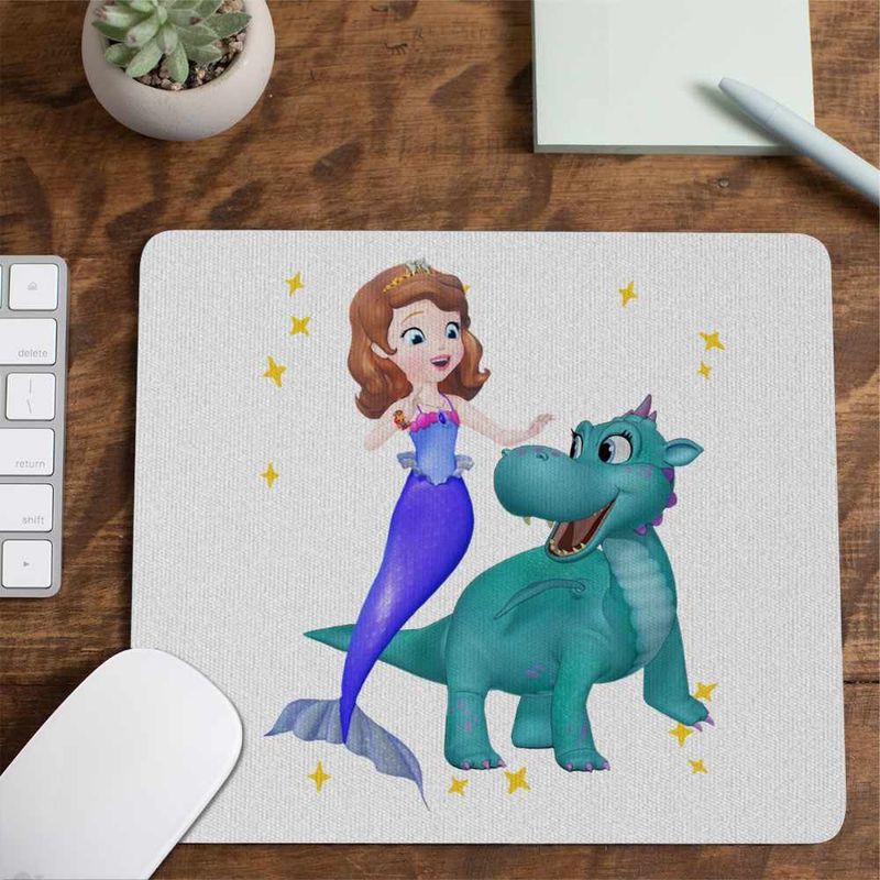 PC, gaming si accesorii - Periferice PC - Mousepad - Mousepad Sofia Intai Dragon, Sofia the First CoolTrend, 21x19cm - Infinity.ro