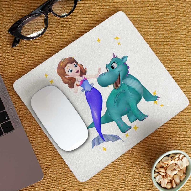 PC, gaming si accesorii - Periferice PC - Mousepad - Mousepad Sofia Intai Dragon, Sofia the First CoolTrend, 21x19cm - Infinity.ro