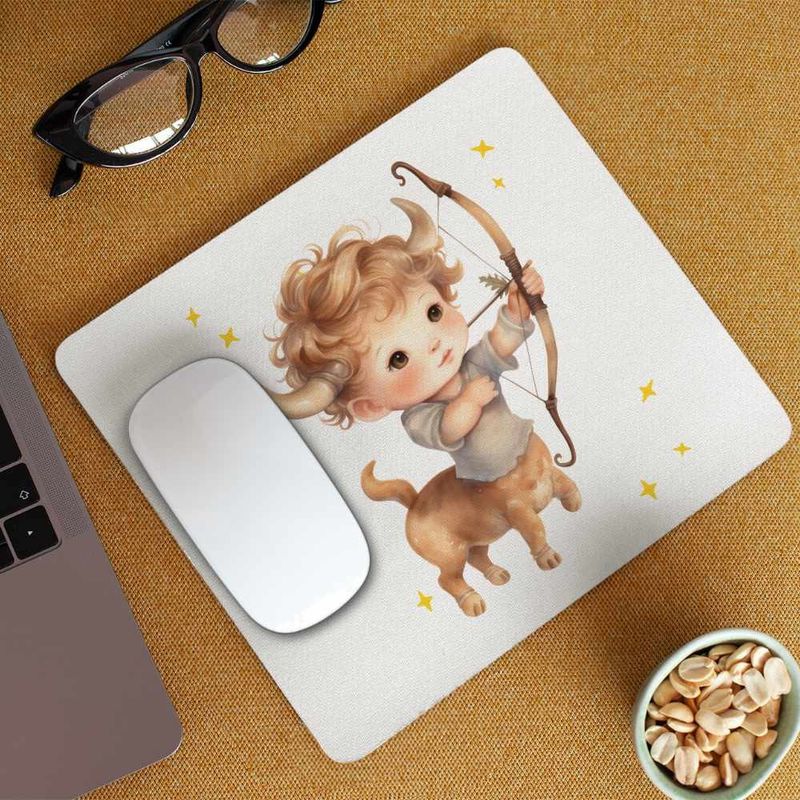 PC, gaming si accesorii - Periferice PC - Mousepad - Mousepad Sagetator Baby Zodiac Horoscop Sagittarius Astrologie CoolTrend, 21x19cm - Infinity.ro