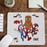PC, gaming si accesorii - Periferice PC - Mousepad - Mousepad Paienjenel Tung Sahur Fantoma Spin CoolTrend, 21x19cm - Infinity.ro