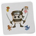 PC, gaming si accesorii - Periferice PC - Mousepad - Mousepad Cappuccino Assassino Italian Meme Brainrot Brain Rot CoolTrend, 21x19cm - Infinity.ro