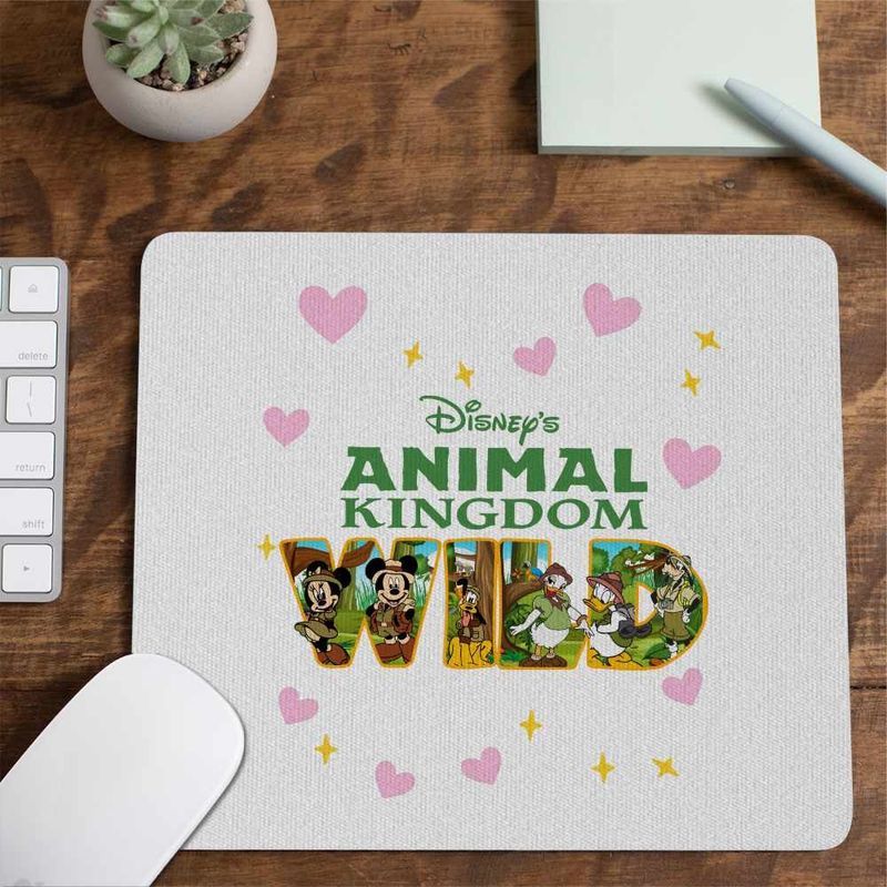 PC, gaming si accesorii - Periferice PC - Mousepad - Mousepad Disney Animal Kingdom Wild CoolTrend, 21x19cm - Infinity.ro