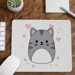 PC, gaming si accesorii - Periferice PC - Mousepad - Mousepad Squishmallows Pisica Cute CoolTrend, 21x19cm - Infinity.ro