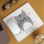 PC, gaming si accesorii - Periferice PC - Mousepad - Mousepad Squishmallows Pisica Cute CoolTrend, 21x19cm - Infinity.ro