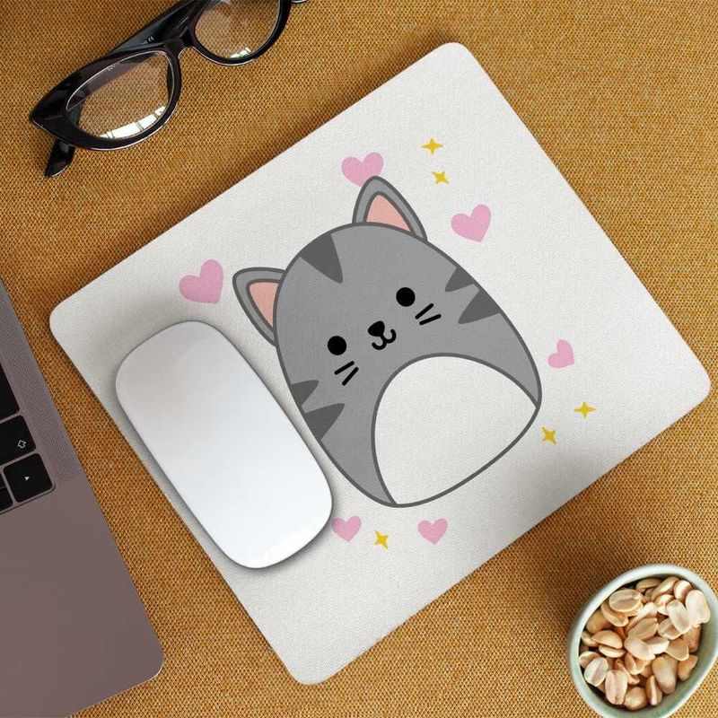 PC, gaming si accesorii - Periferice PC - Mousepad - Mousepad Squishmallows Pisica Cute CoolTrend, 21x19cm - Infinity.ro