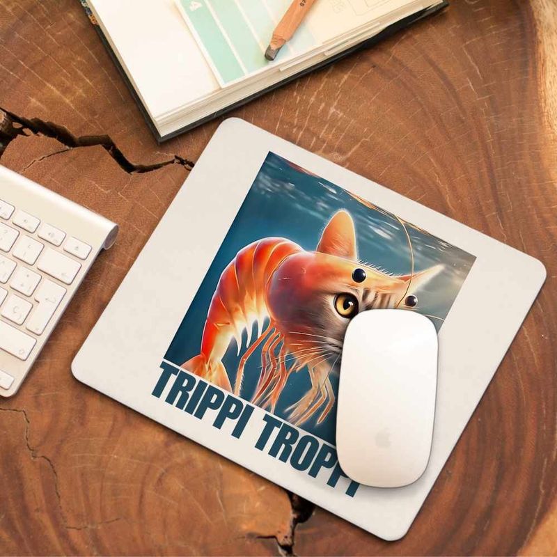 PC, gaming si accesorii - Periferice PC - Mousepad - Mousepad Trippi Troppi  Italian Meme Brainrot Brain Rot CoolTrend, 21x19cm - Infinity.ro