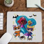 PC, gaming si accesorii - Periferice PC - Mousepad - Mousepad Super Pisicute Ghem Sclipi Ariel Mica Sirena CoolTrend, 21x19cm - Infinity.ro