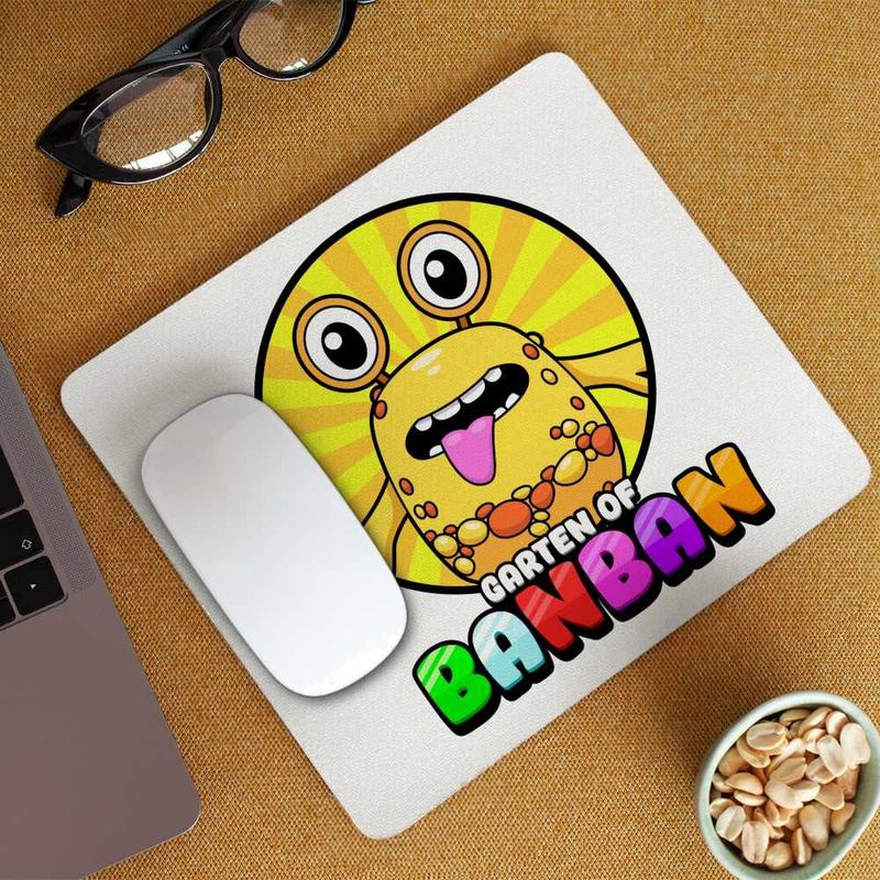 PC, gaming si accesorii - Periferice PC - Mousepad - Mousepad Gradina lui Banban Yellow Mars CoolTrend, 21x19cm - Infinity.ro