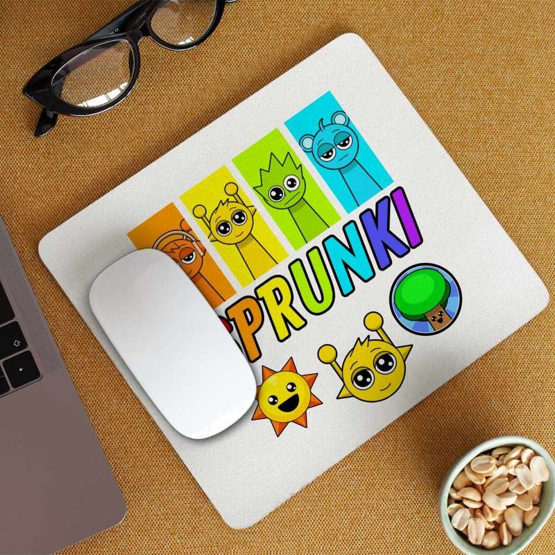 PC, gaming si accesorii - Periferice PC - Mousepad - Mousepad Sprunki Music Notes Gamer CoolTrend, 21x19cm - Infinity.ro