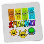 PC, gaming si accesorii - Periferice PC - Mousepad - Mousepad Sprunki Music Notes Gamer CoolTrend, 21x19cm - Infinity.ro
