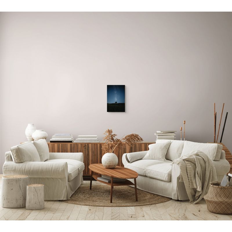 Casa si Gradina - Decoratiuni - Tablouri - Tablou Canvas, "Solitudine sub cerul înstelat", 26 x 39 cm - Infinity.ro