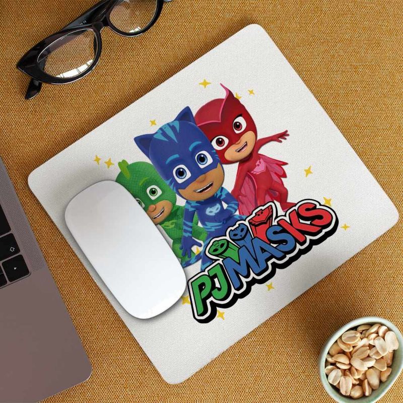 PC, gaming si accesorii - Periferice PC - Mousepad - Mousepad Pj Masks Eroi Pijamale Crew CoolTrend, 21x19cm - Infinity.ro