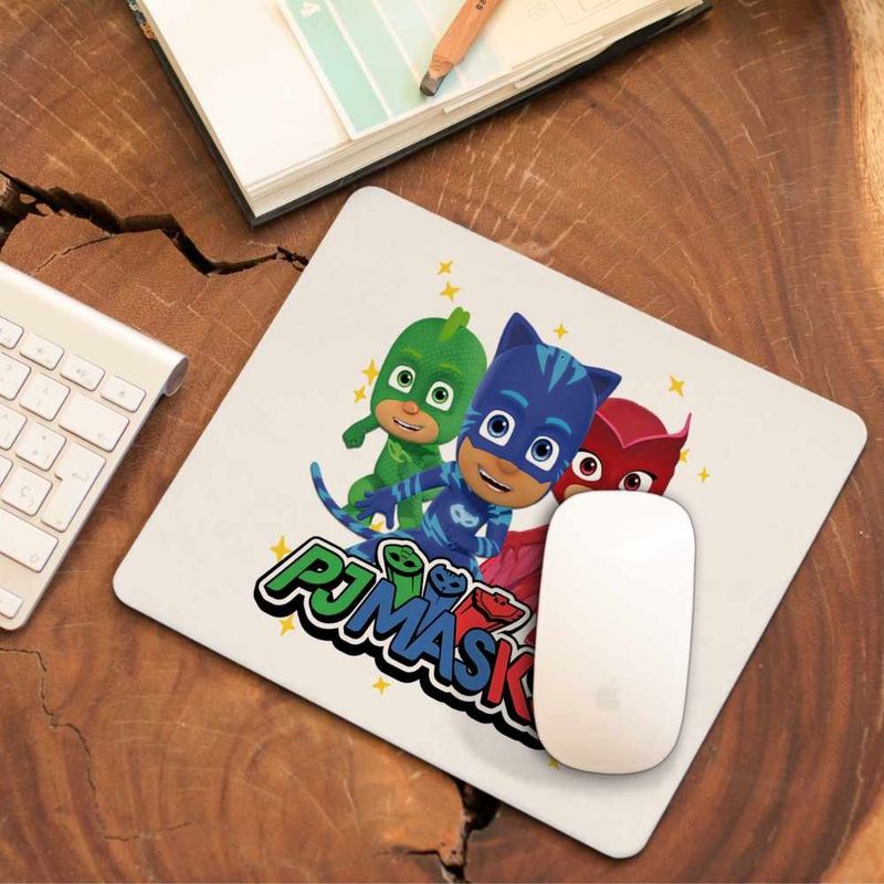 PC, gaming si accesorii - Periferice PC - Mousepad - Mousepad Pj Masks Eroi Pijamale Crew CoolTrend, 21x19cm - Infinity.ro