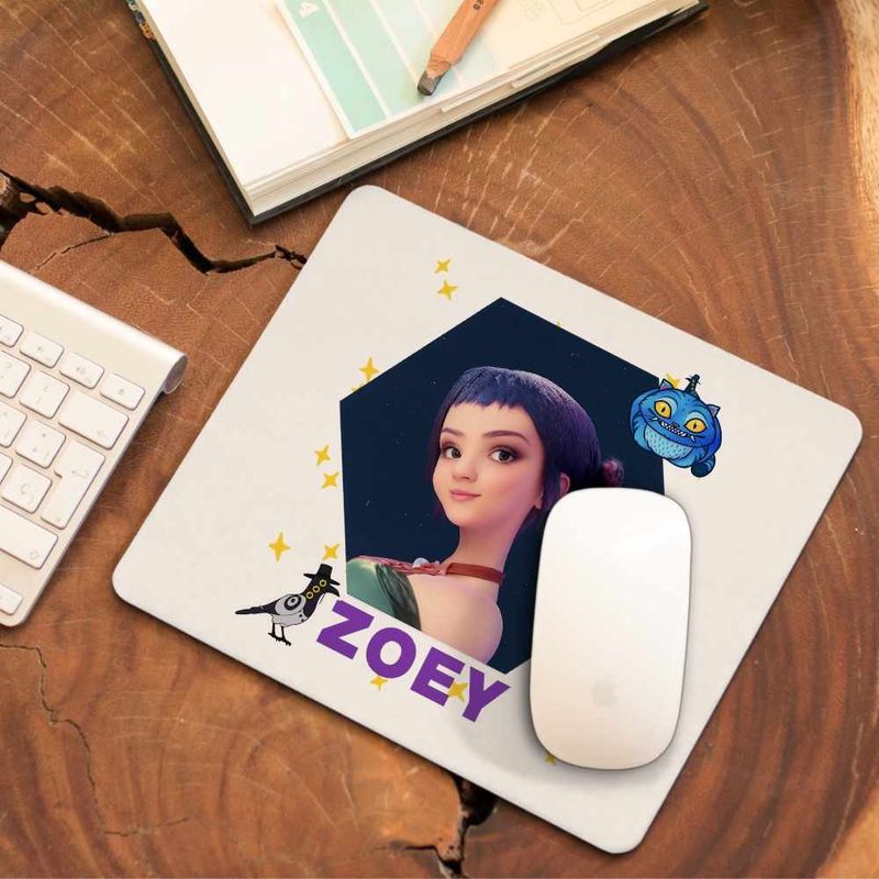 PC, gaming si accesorii - Periferice PC - Mousepad - Mousepad Huntrix Zoey Kpop Demon Hunters CoolTrend, 21x19cm,1 - Infinity.ro