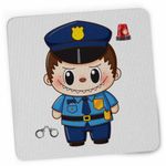 PC, gaming si accesorii - Periferice PC - Mousepad - Mousepad Labubu Politist CoolTrend, 21x19cm - Infinity.ro