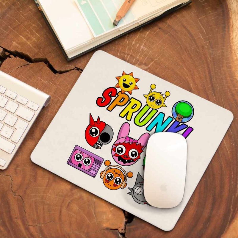 PC, gaming si accesorii - Periferice PC - Mousepad - Mousepad Sprunki Horror Beats CoolTrend, 21x19cm - Infinity.ro