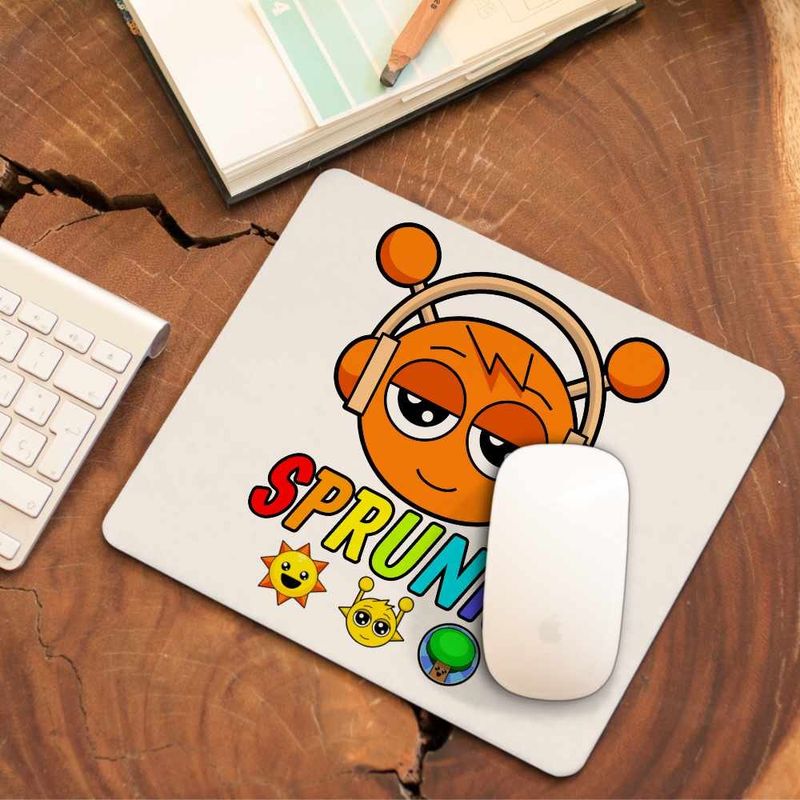 PC, gaming si accesorii - Periferice PC - Mousepad - Mousepad Sprunki Oren Alien Music Game CoolTrend, 21x19cm - Infinity.ro