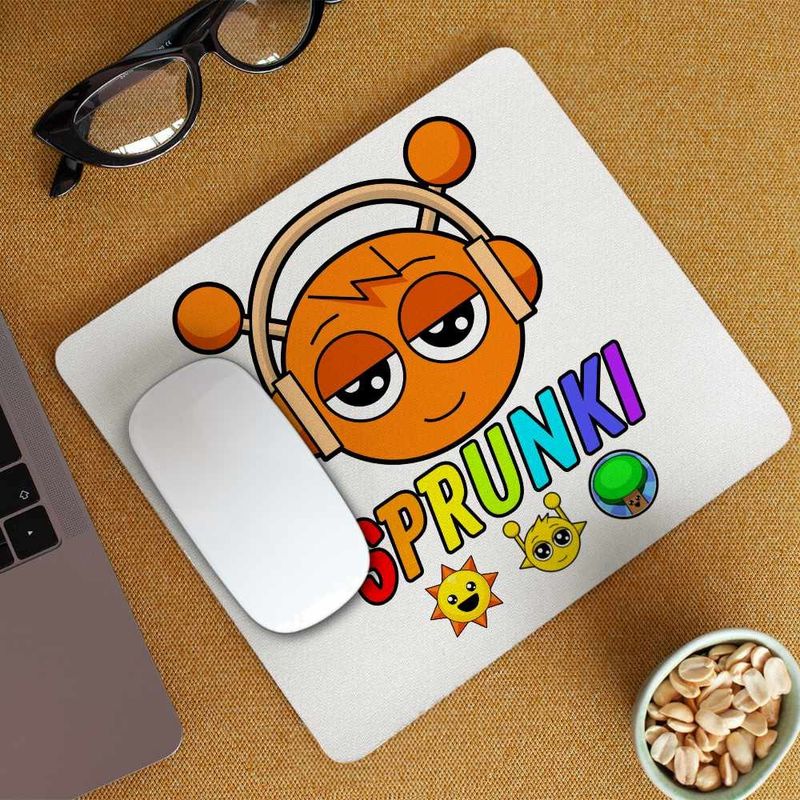 PC, gaming si accesorii - Periferice PC - Mousepad - Mousepad Sprunki Oren Alien Music Game CoolTrend, 21x19cm - Infinity.ro