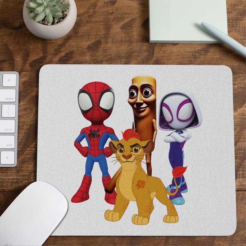 PC, gaming si accesorii - Periferice PC - Mousepad - Mousepad Tung Sahur Garda Felina Paienjenel TikTok CoolTrend, 21x19cm - Infinity.ro
