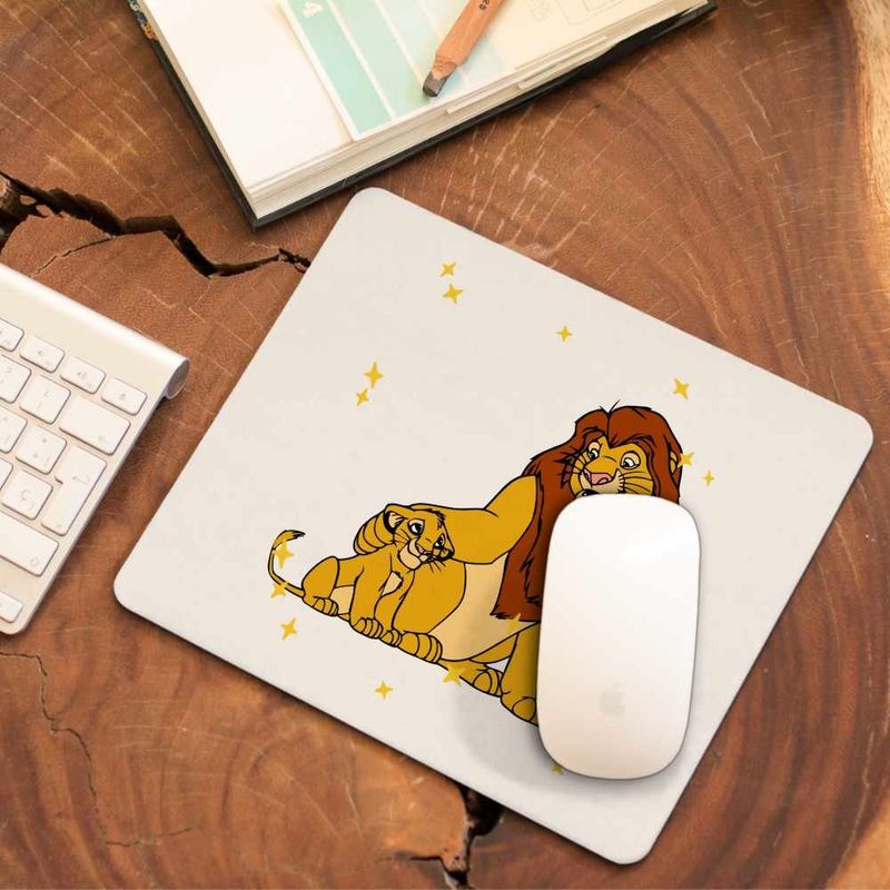 PC, gaming si accesorii - Periferice PC - Mousepad - Mousepad Mufasa Simba Regele Leu Lion King CoolTrend, 21x19cm - Infinity.ro
