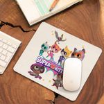 PC, gaming si accesorii - Periferice PC - Mousepad - Mousepad Super Pisicute All Team CoolTrend, 21x19cm - Infinity.ro