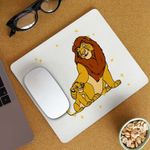 PC, gaming si accesorii - Periferice PC - Mousepad - Mousepad Mufasa Simba Regele Leu Lion King CoolTrend, 21x19cm - Infinity.ro