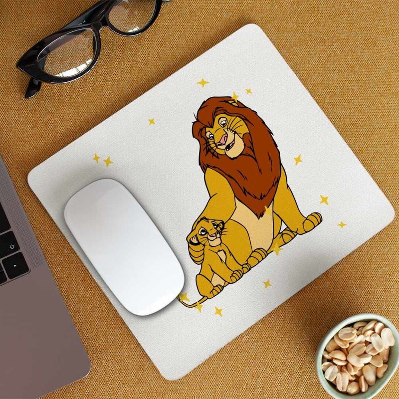 PC, gaming si accesorii - Periferice PC - Mousepad - Mousepad Mufasa Simba Regele Leu Lion King CoolTrend, 21x19cm - Infinity.ro