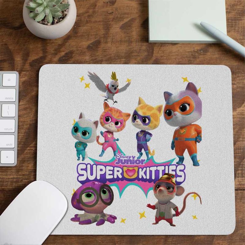 PC, gaming si accesorii - Periferice PC - Mousepad - Mousepad Super Pisicute All Team CoolTrend, 21x19cm - Infinity.ro