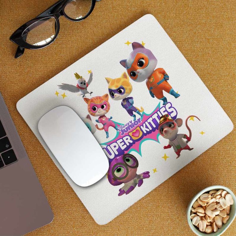PC, gaming si accesorii - Periferice PC - Mousepad - Mousepad Super Pisicute All Team CoolTrend, 21x19cm - Infinity.ro
