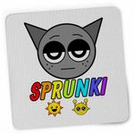 PC, gaming si accesorii - Periferice PC - Mousepad - Mousepad Sprunki Gray Song Music Game CoolTrend, 21x19cm - Infinity.ro