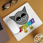 PC, gaming si accesorii - Periferice PC - Mousepad - Mousepad Sprunki Gray Song Music Game CoolTrend, 21x19cm - Infinity.ro
