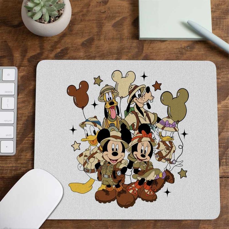 PC, gaming si accesorii - Periferice PC - Mousepad - Mousepad Mickey Mouse All Gang CoolTrend, 21x19cm - Infinity.ro