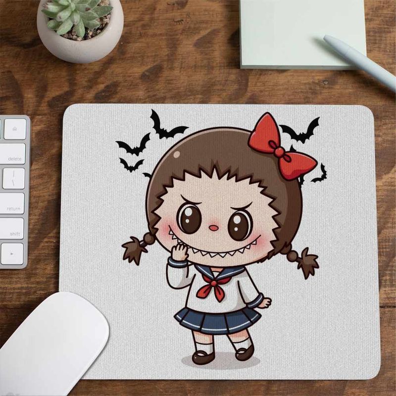 PC, gaming si accesorii - Periferice PC - Mousepad - Mousepad Labubu Annabelle Horror Chucky CoolTrend, 21x19cm - Infinity.ro