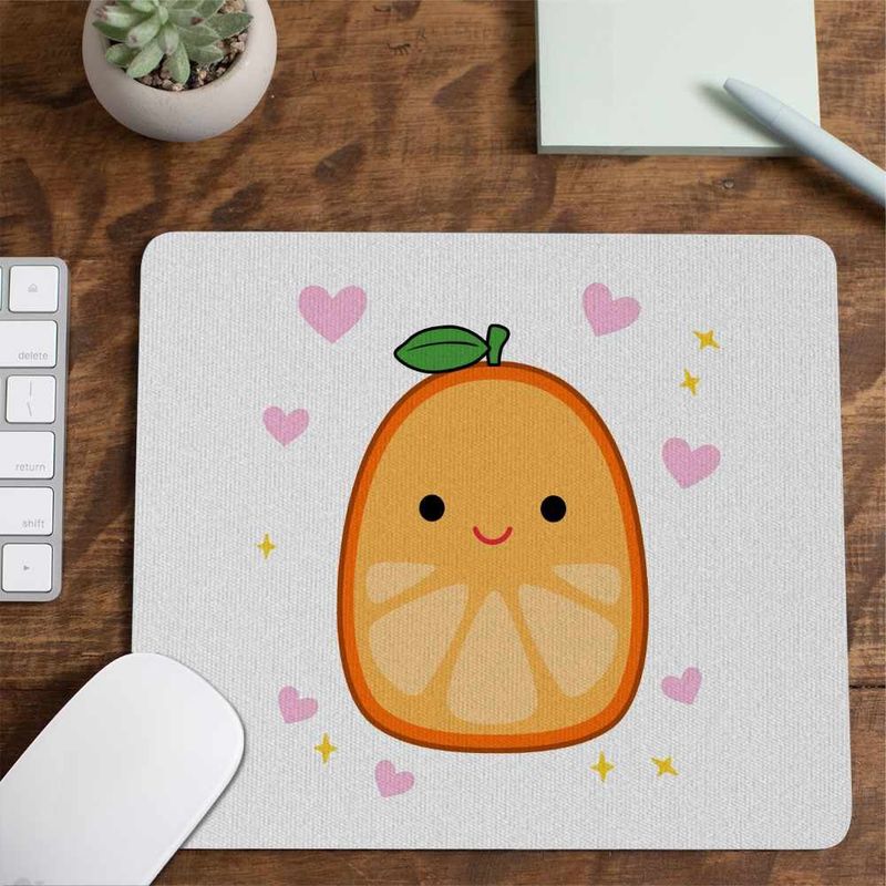 PC, gaming si accesorii - Periferice PC - Mousepad - Mousepad Squishmallows Portocala CoolTrend, 21x19cm - Infinity.ro