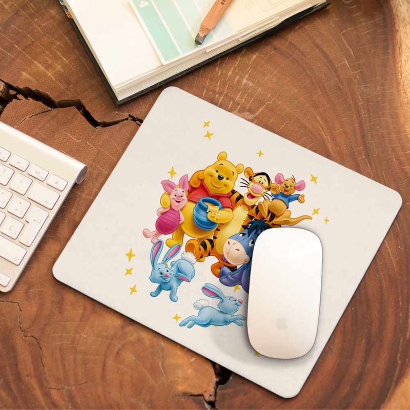 PC, gaming si accesorii - Periferice PC - Mousepad - Mousepad Ursuletul Winnie the Pooh Familie Puh CoolTrend, 21x19cm, 2 - Infinity.ro
