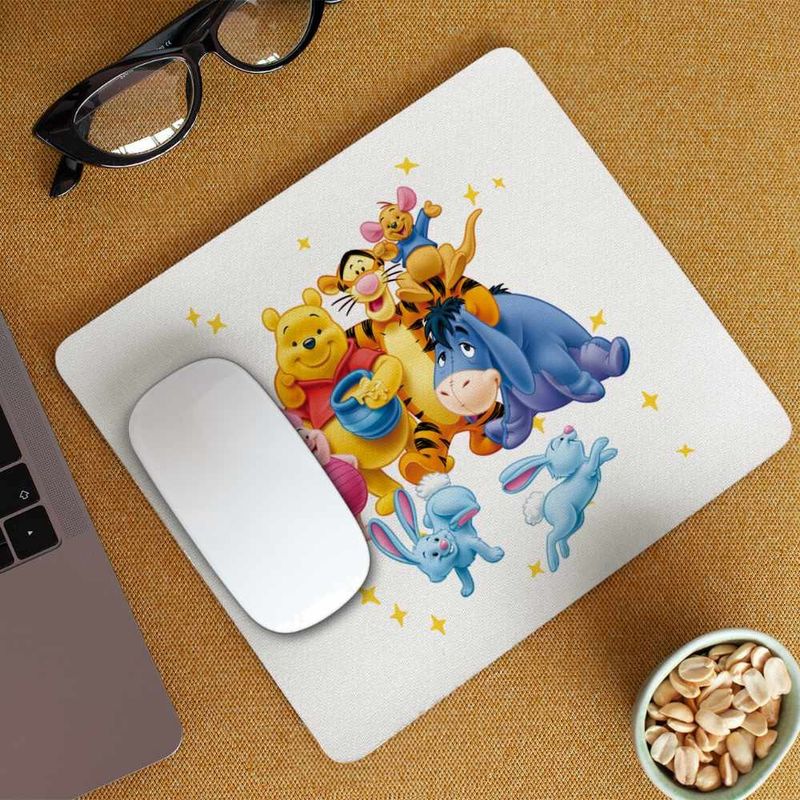 PC, gaming si accesorii - Periferice PC - Mousepad - Mousepad Ursuletul Winnie the Pooh Familie Puh CoolTrend, 21x19cm, 2 - Infinity.ro