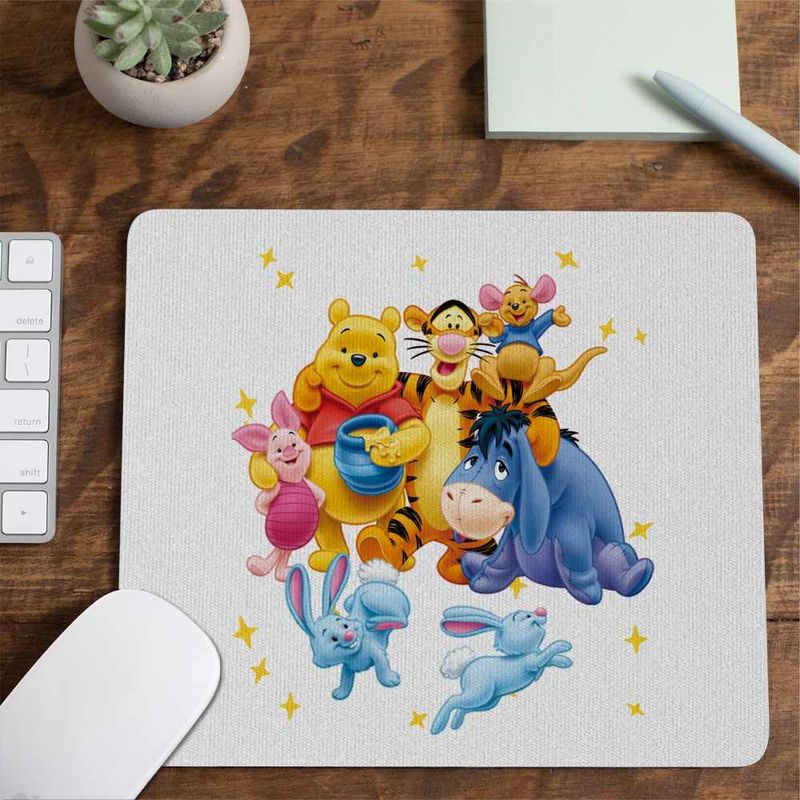 PC, gaming si accesorii - Periferice PC - Mousepad - Mousepad Ursuletul Winnie the Pooh Familie Puh CoolTrend, 21x19cm, 2 - Infinity.ro