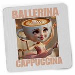 PC, gaming si accesorii - Periferice PC - Mousepad - Mousepad Ballerina Cappuccina Italian Meme Brainrot Brain Rot CoolTrend, 21x19cm - Infinity.ro