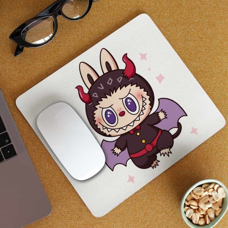 PC, gaming si accesorii - Periferice PC - Mousepad - Mousepad Labubu Halloween Horror CoolTrend, 21x19cm - Infinity.ro