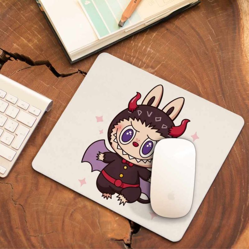 PC, gaming si accesorii - Periferice PC - Mousepad - Mousepad Labubu Halloween Horror CoolTrend, 21x19cm - Infinity.ro