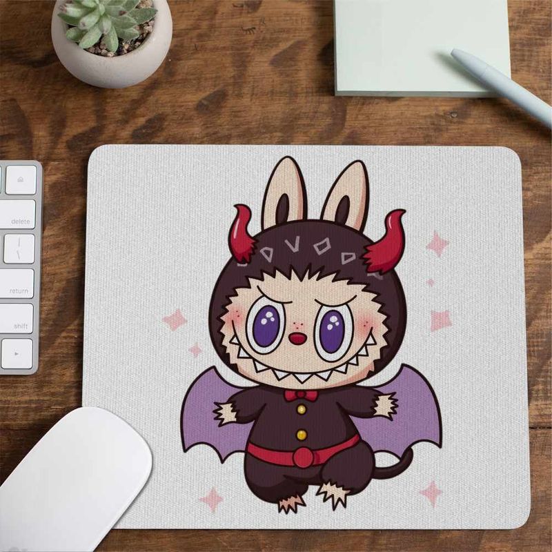 PC, gaming si accesorii - Periferice PC - Mousepad - Mousepad Labubu Halloween Horror CoolTrend, 21x19cm - Infinity.ro