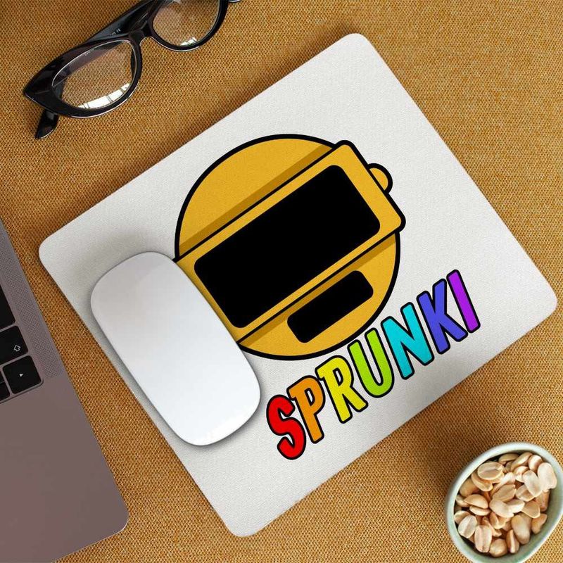 PC, gaming si accesorii - Periferice PC - Mousepad - Mousepad Sprunki Gold Sound Music Game CoolTrend, 21x19cm - Infinity.ro