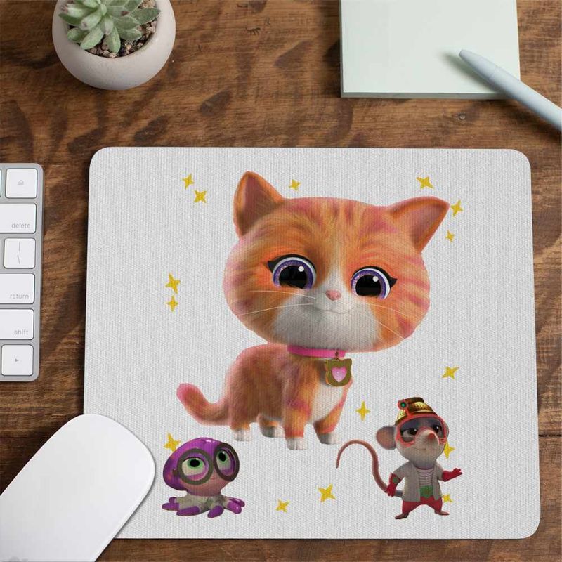 PC, gaming si accesorii - Periferice PC - Mousepad - Mousepad SuperKitties Ginny Super Pisicute CoolTrend, 21x19cm - Infinity.ro