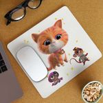 PC, gaming si accesorii - Periferice PC - Mousepad - Mousepad SuperKitties Ginny Super Pisicute CoolTrend, 21x19cm - Infinity.ro
